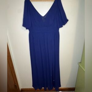 Ever Pretty‎ Blue Chiffon Maxi Dress 4XL (US 18)